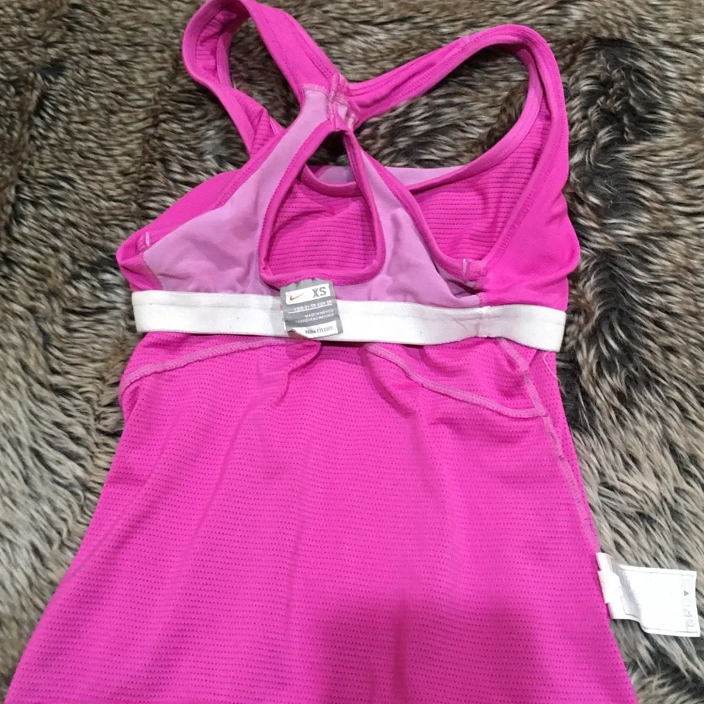 NIKE Dry Fit Racer Back Top Orchid Size XS (0-2)
